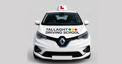 Professional ADI driving instructor training session in progress in Tallaght